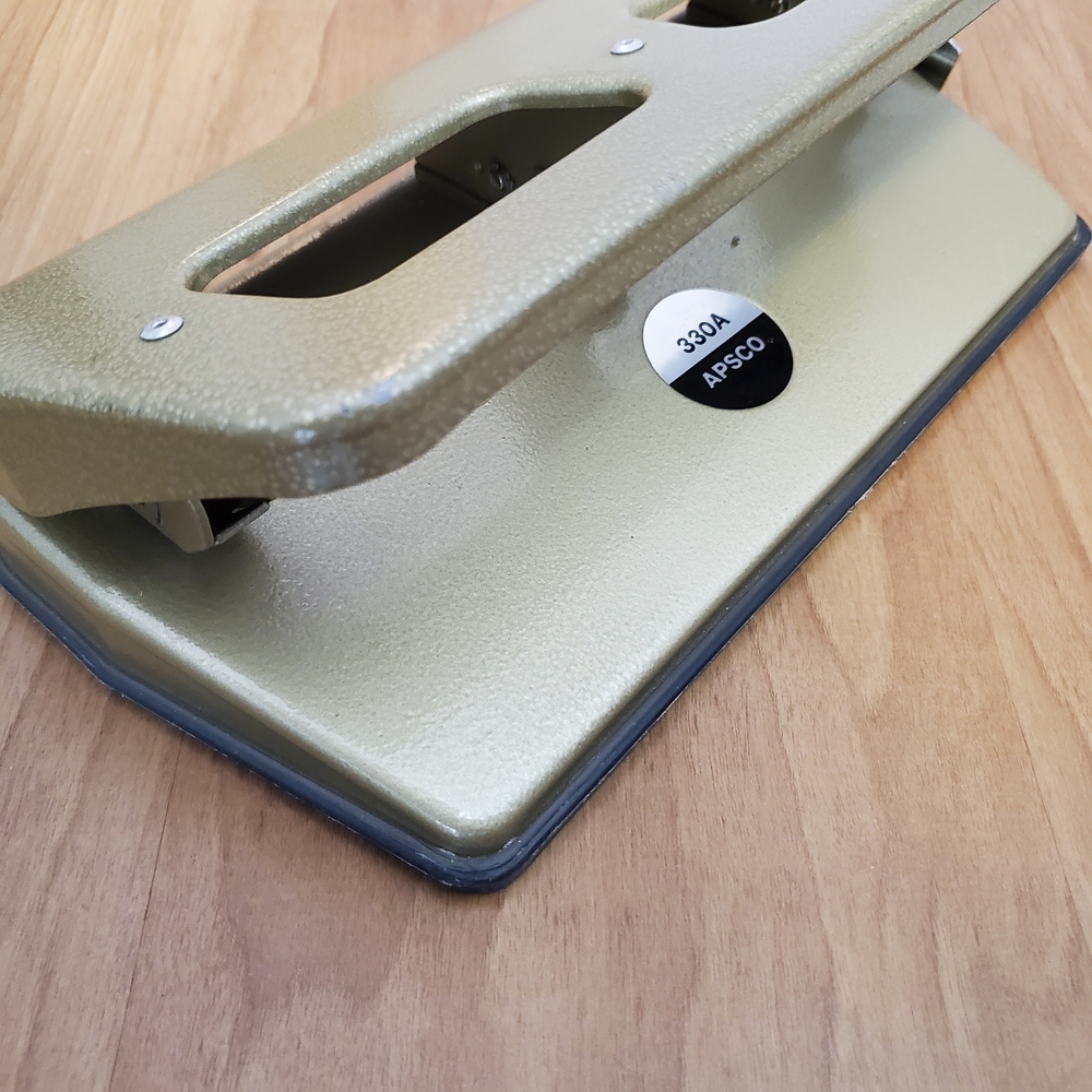 Apsco 330A Gold Metal Hole Punch Wow Deal